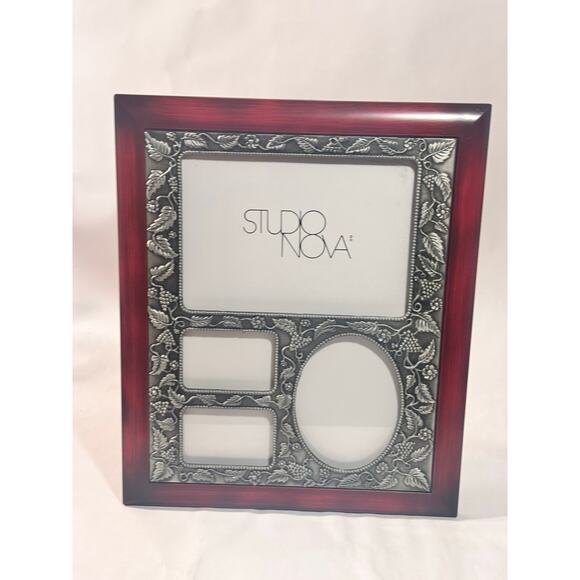 Classic Cherrywood Collage multi Photo frame Picture holder  -Studio Nova - Picture 8 of 8